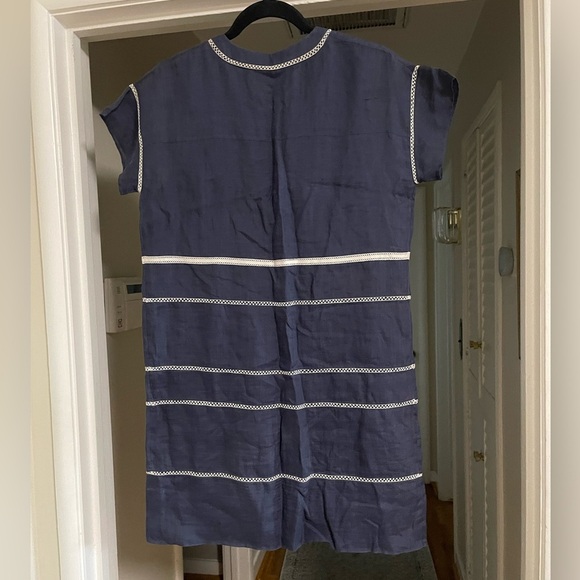EUC Vince Ramie Lace Insert Dress - Picture 4 of 6